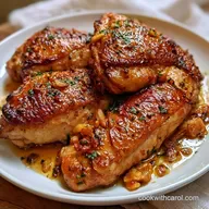 Air Fryer Garlic Chicken Quarters in 40 Minutes
