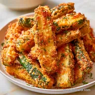 Air Fryer Zucchini with Parmesan