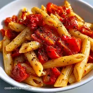 Bell Pepper Pasta Salad for 4 Servings