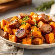 Balanced Breakfast Bowl with Chicken Sausage