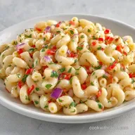 Creamy Parmesan Macaroni Salad: Savory