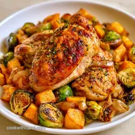 Sheet Pan Chicken with Butternut Squash