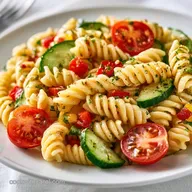 Garden Vegetable Pasta Salad in 20 Min