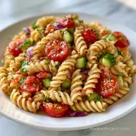 Garden Veggie Pasta Salad for 8 Servings