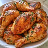 Crispy Herb Baked Chicken Leg Quarters