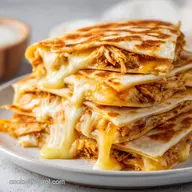 Chicken Ranch Quesadilla: High Protein and Low Carb