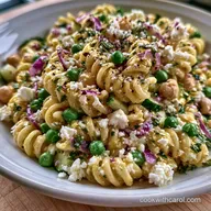 Lemon Herb Pasta Salad with Chickpeas