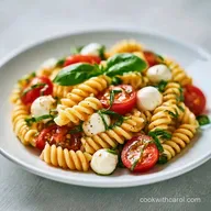 Mozzarella Ball Pasta Salad in 25 Minutes