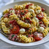 Zesty Italian Pasta Salad for 10 Servings