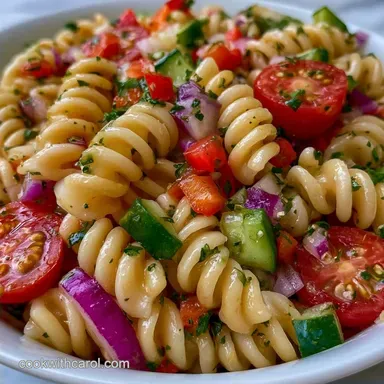 Pasta Salad with Italian for 8 Servings