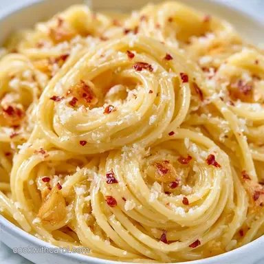 Italian Garlic Pasta for 4 Servings