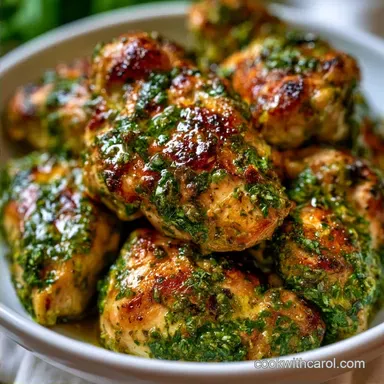Air Fryer Pesto Chicken Thighs in 23 Min