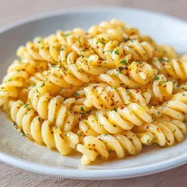 Al Dente Summer Pasta for 4 Servings Recipe Card