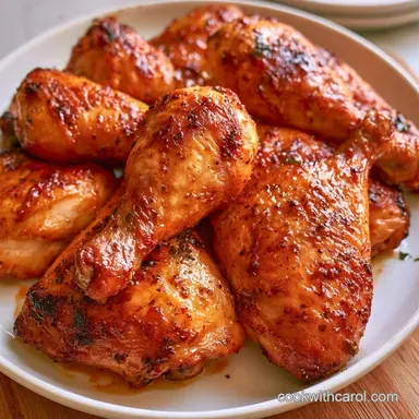 Baked Chicken Leg Quarters: Crispy Recipe Card