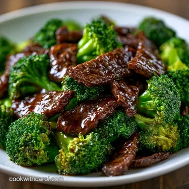 Beef and Broccoli in 25 Minutes Recipe Card