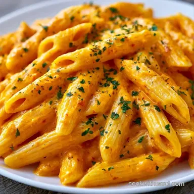 Bell Pepper Pasta Side in 30 Minutes Recipe Card