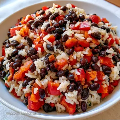 Black Bean Rice Skillet for 4 Servings