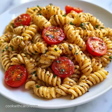 Cherry Tomato Pasta Salad with Balsamic