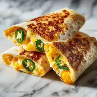 Chicken Popper Burritos in 30 Minutes Recipe Card