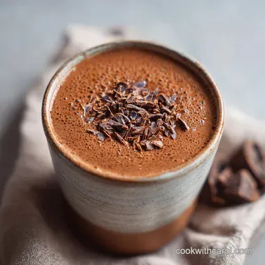 Chocolate Protein Smoothie Recipe in 5 Minutes for One Serving Recipe Card