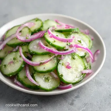 Classic Creamy Side Salad for 4 Servings Recipe Card
