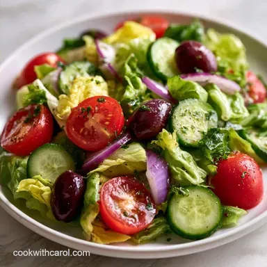 Classic Italian Side Salad in 15 Minutes