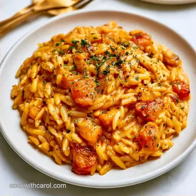 One-Pot Butternut Squash Orzo