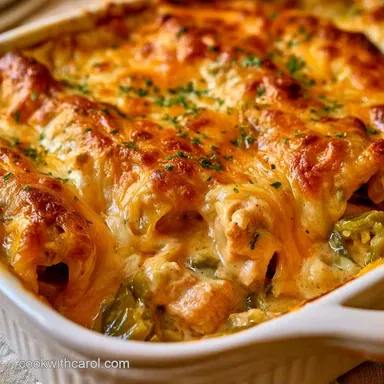 Creamy Chicken Enchiladas in 35 Minutes Recipe Card