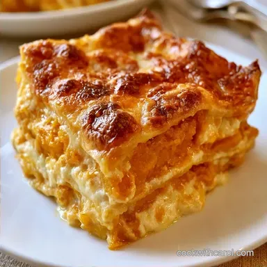 Pumpkin Lasagna with Béchamel Sauce