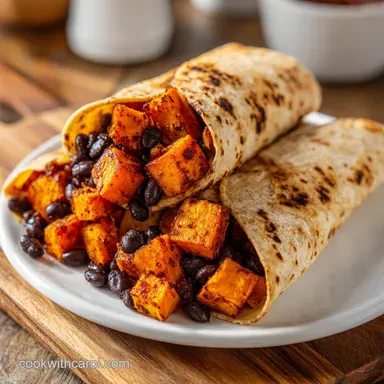 Crispy Sweet Potato Black Bean Tacos