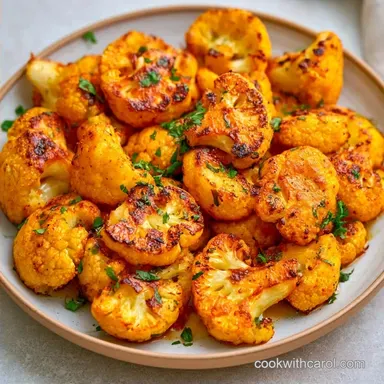 Curried Roasted Cauliflower in 30 Minutes
