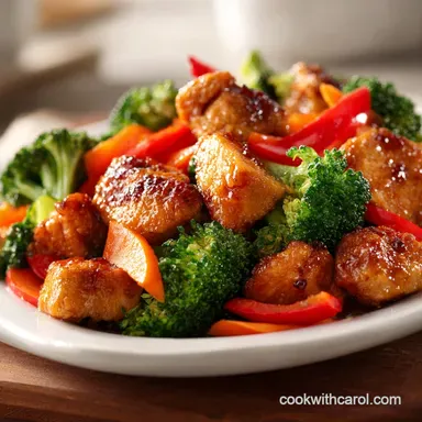 Chicken Stir Fry in 25 Minutes Recipe Card