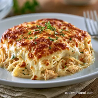 Easy Chicken Tetrazzini in 40 Minutes Recipe Card