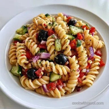 Easy Family Pasta Salad in 30 Minutes Recipe Card