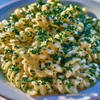 Fresh Parsley Pasta Salad for 8 Servings