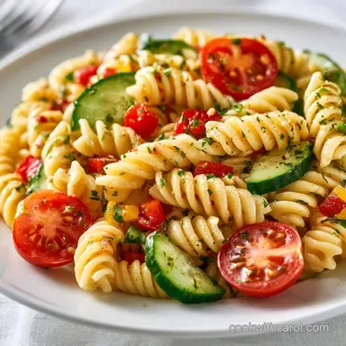 Garden Vegetable Pasta Salad in 20 Min