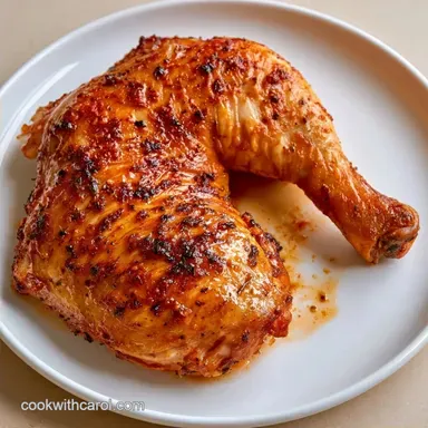 Garlic Baked Leg Quarters: Crispy