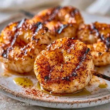 Garlic Grilled Shrimp Skewers: Tender Recipe Card