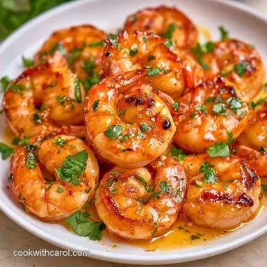 Garlic Lime Grilled Shrimp for 4 Servings