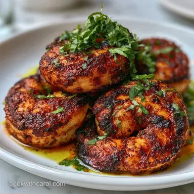Grilled Blackened Shrimp in 10 Minutes