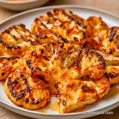 Cauliflower Steaks On the Grill for 2 Recipe Card