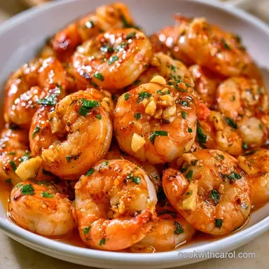 Grilled Garlic and Herb Shrimp for 6 Recipe Card
