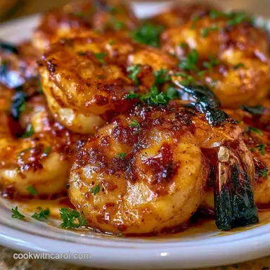 Grilled Jumbo Shrimp for 4 Servings Recipe Card