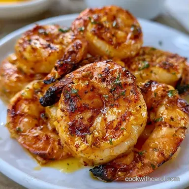 Grilled Shrimp Scampi in 16 Minutes Recipe Card