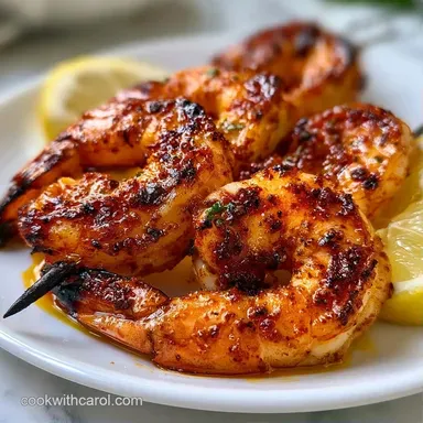 Grilled Shrimp Skewers in 15 Minutes Recipe Card