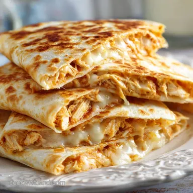 Chicken Ranch Quesadillas in 20 Minutes: Crispy and Creamy Recipe Card