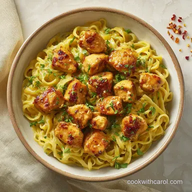 Garlic Parmesan Pasta Bowl in 30 Minutes Recipe Card