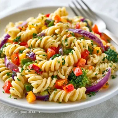 Homemade Italian Dressing Pasta: Zesty