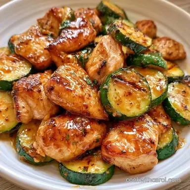 Sheet Pan Hot Honey Garlic Chicken for 4