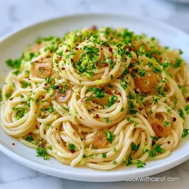 Lemon Olive Oil Pasta in 25 Minutes